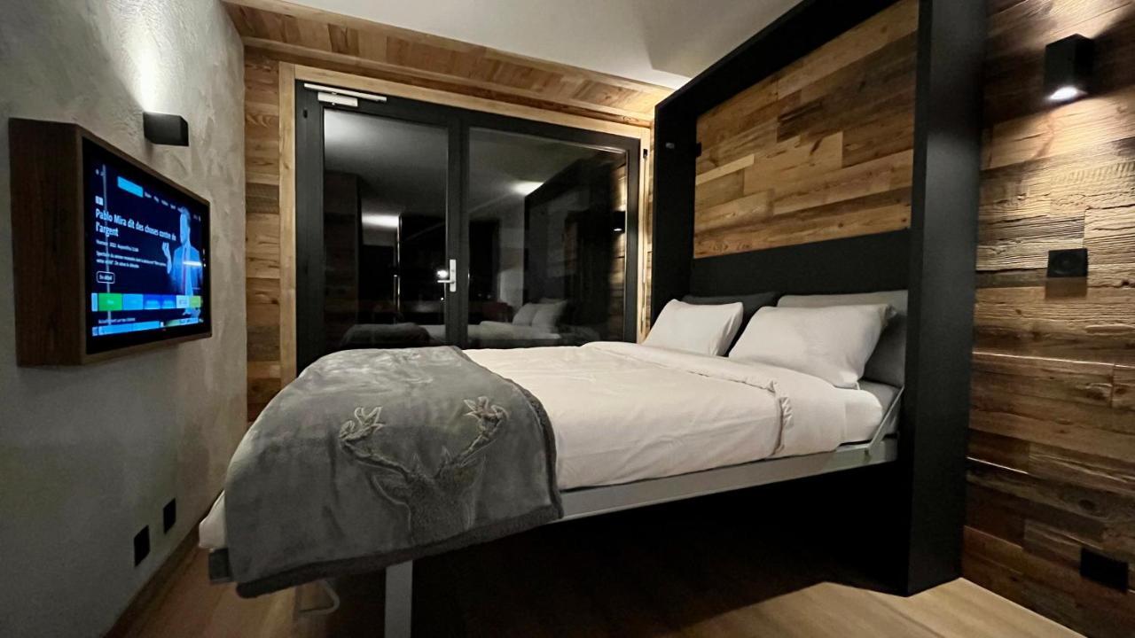Les Cerfs - Appartement & Studio - Anzère Eksteriør billede