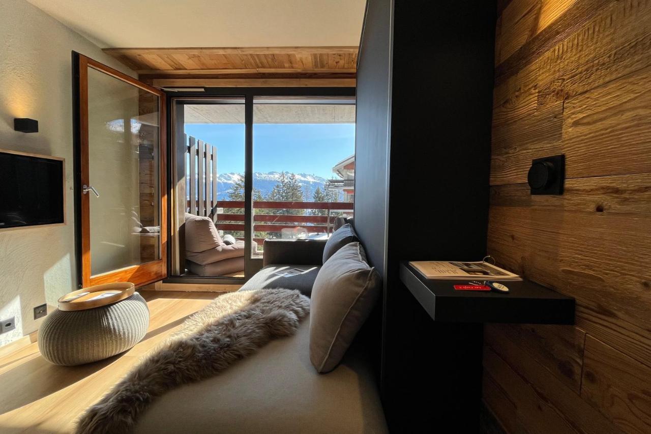 Les Cerfs - Appartement & Studio - Anzère Eksteriør billede