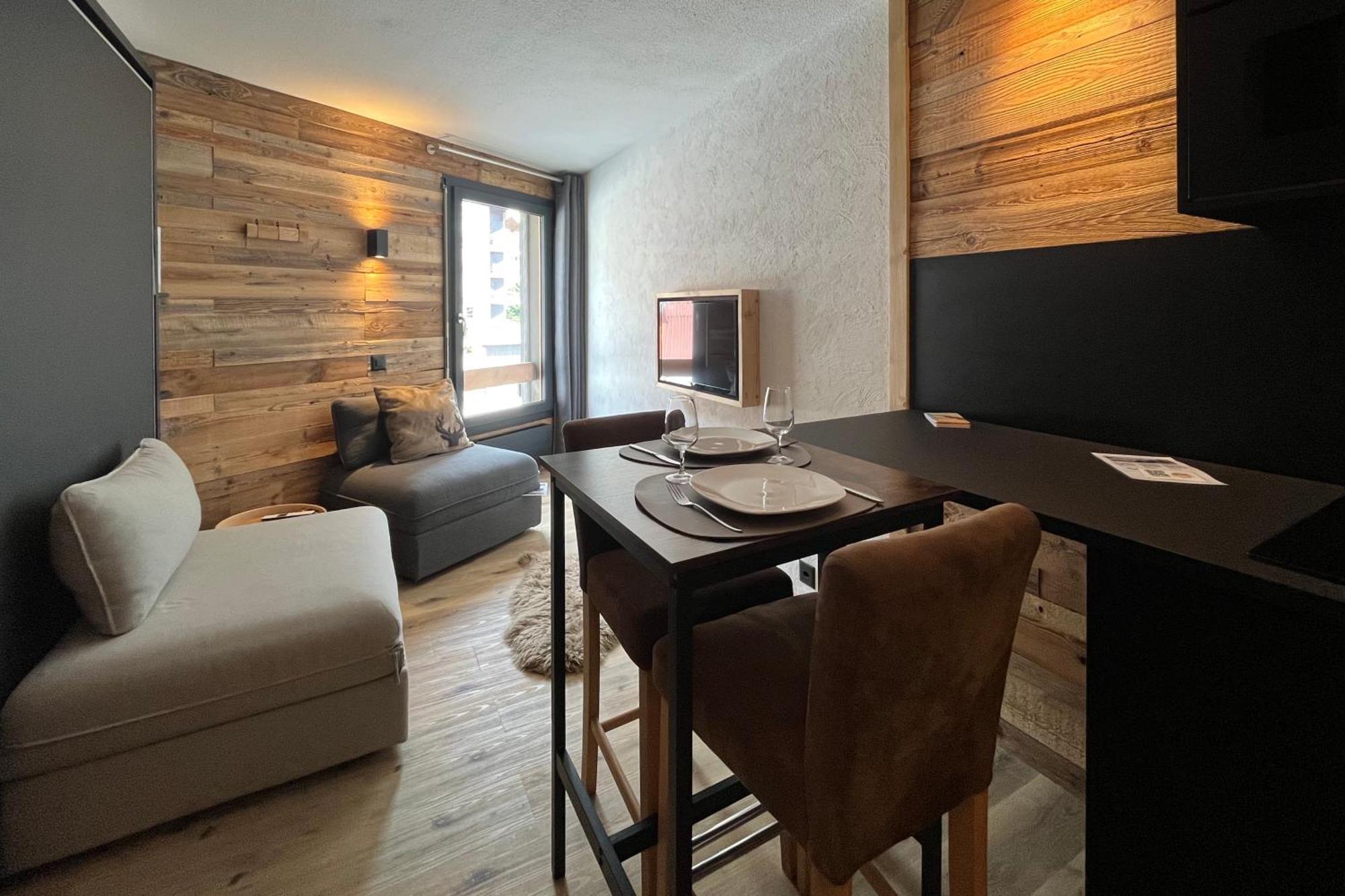 Les Cerfs - Appartement & Studio - Anzère Eksteriør billede