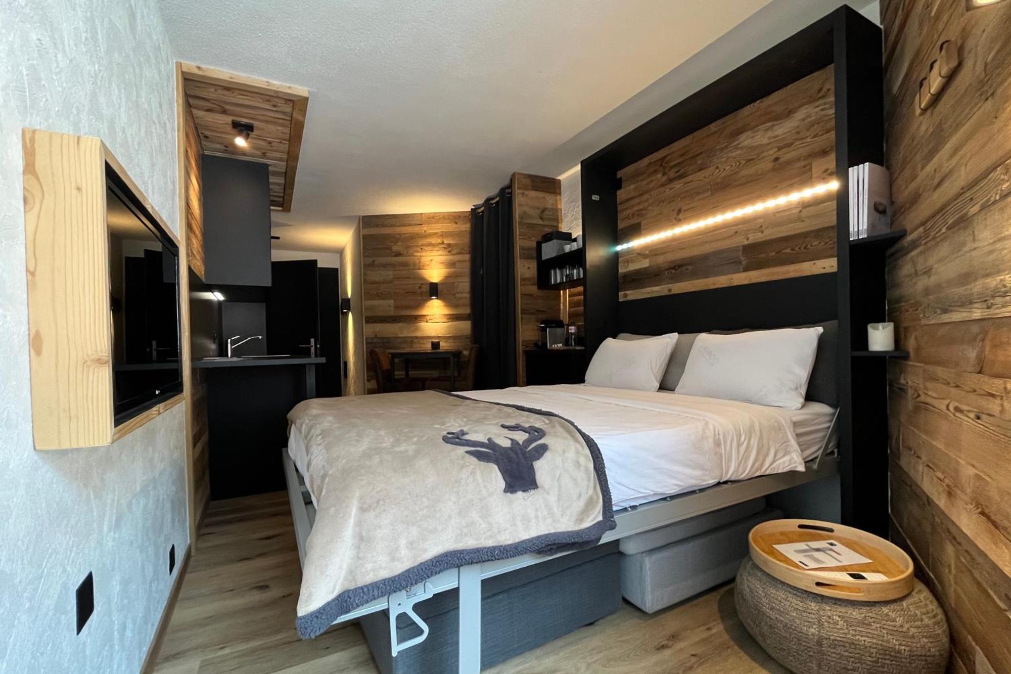 Les Cerfs - Appartement & Studio - Anzère Eksteriør billede