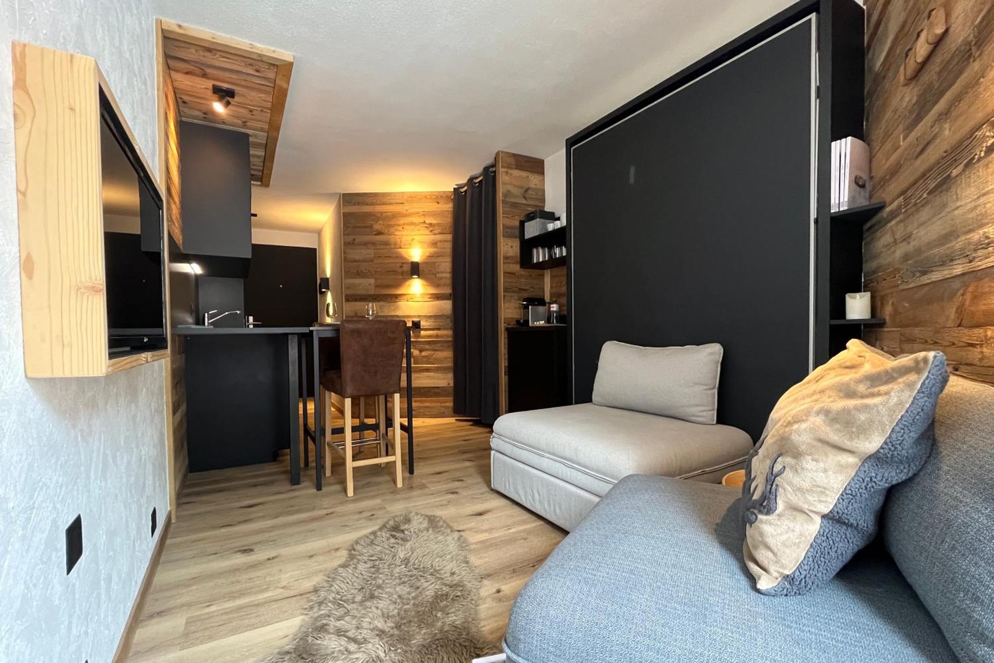 Les Cerfs - Appartement & Studio - Anzère Eksteriør billede