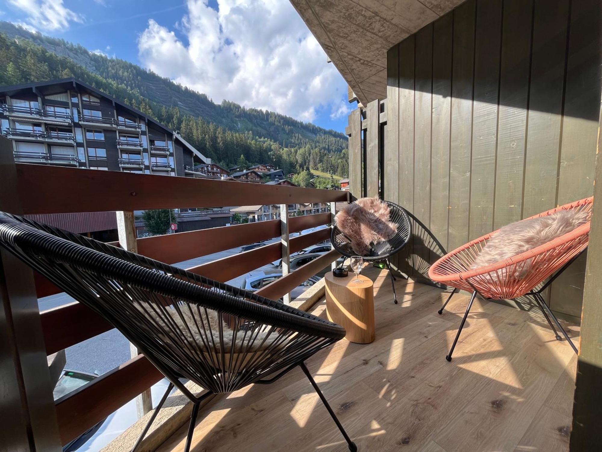 Les Cerfs - Appartement & Studio - Anzère Eksteriør billede